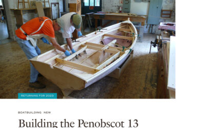 Going Back to Wooden Boat School!